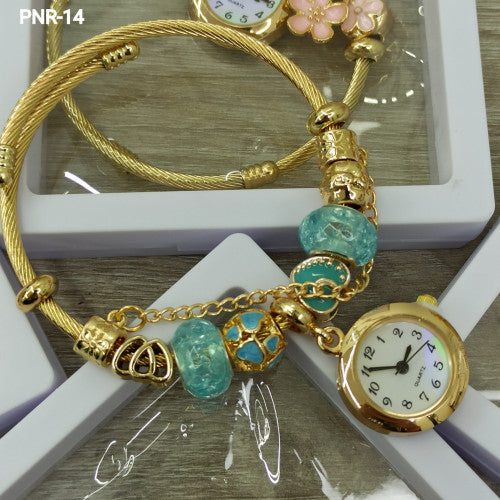 RELOJ PULSERA TIPO PANDORA